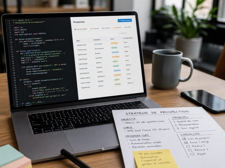 Lire la suite à propos de l’article Automatiser sa prospection en Python sans surcoder sa stratégie