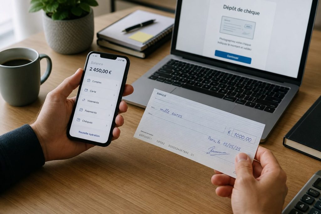 Encaisser un chèque quand on est chez une néobanque 2